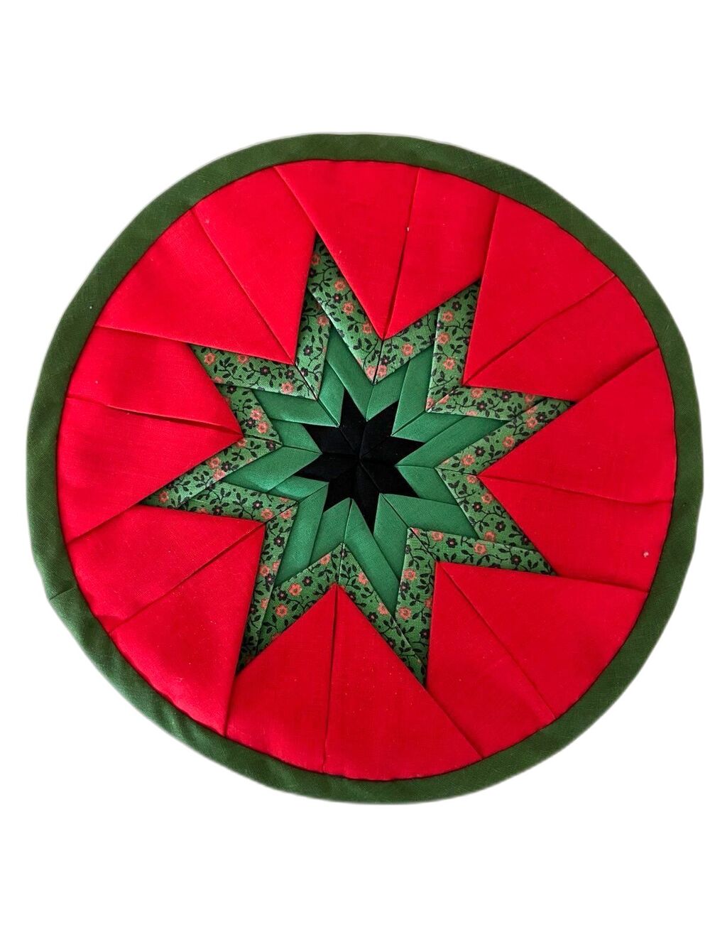 BNWOT Vintage Deadstock Handmade Quilted Trivet Christmas Gift for Mom Mother